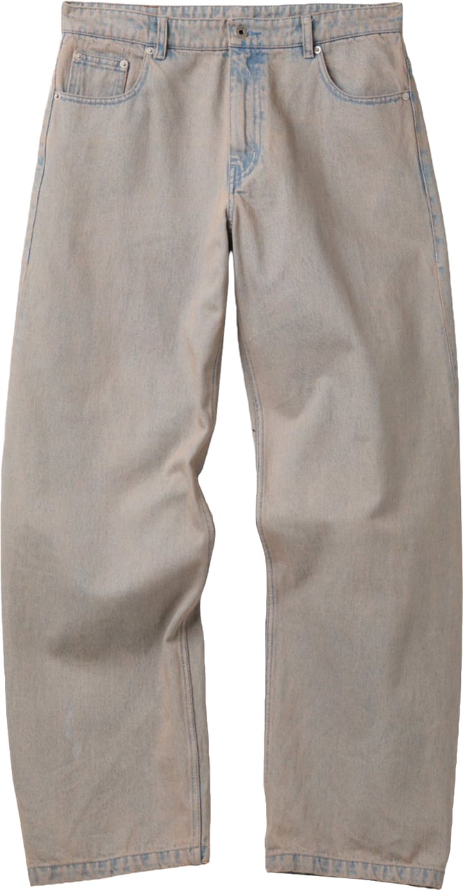 Coor Jeans Back Side Tinted Two Tone Beige Beige