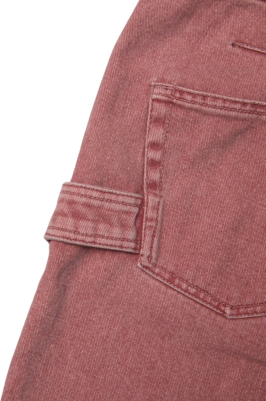 Coor Shorts Cut Off Washed Light Pink Divers