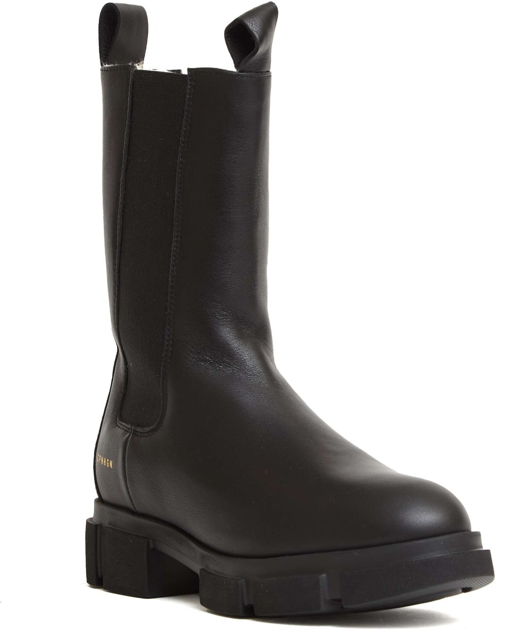 Copenhagen Chelsea Boot Pelle Nera Con Teddy Interno Zwart