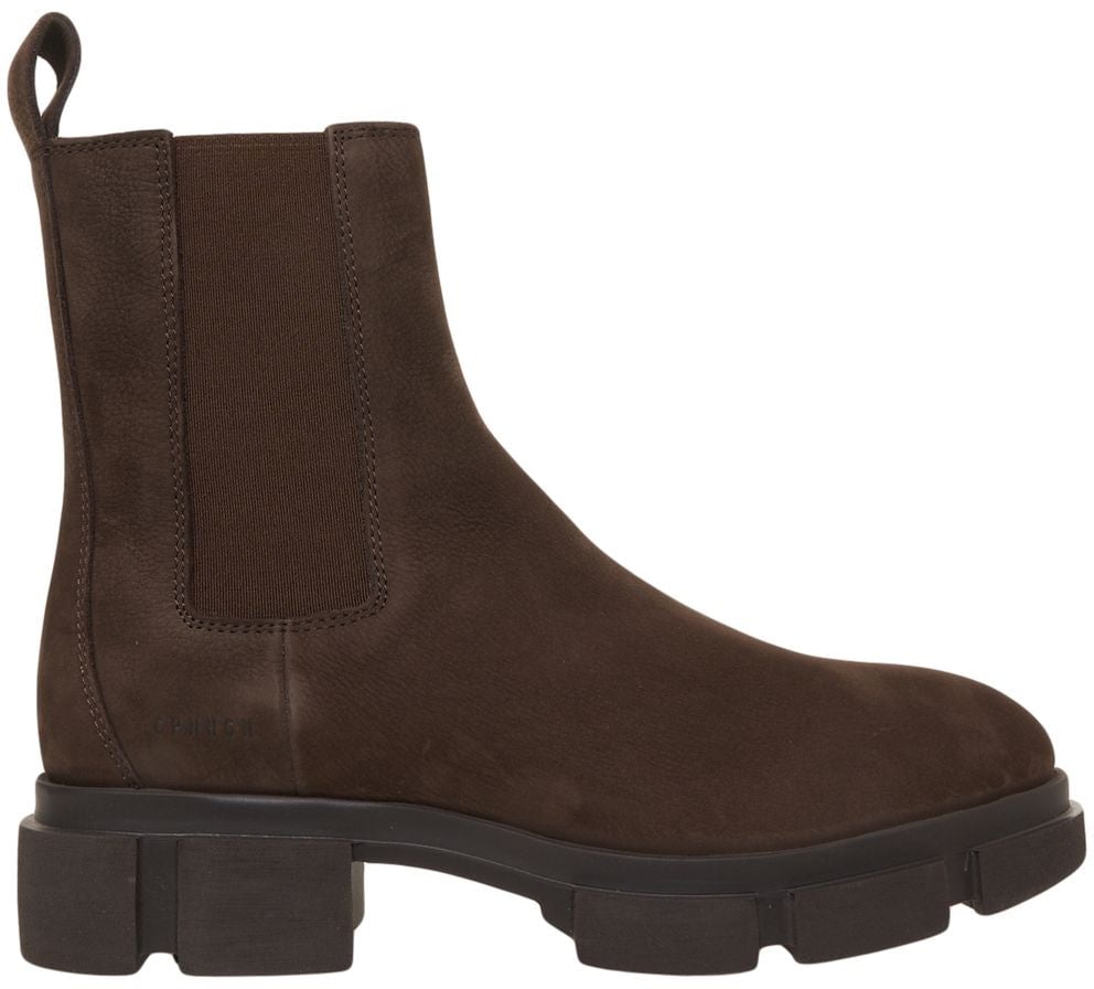 Copenhagen Nubuk leather chelsea boots Bruin