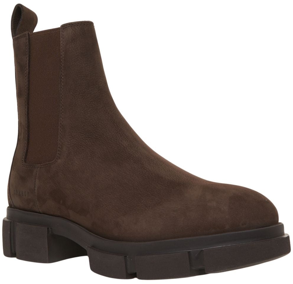Copenhagen Nubuk leather chelsea boots Bruin