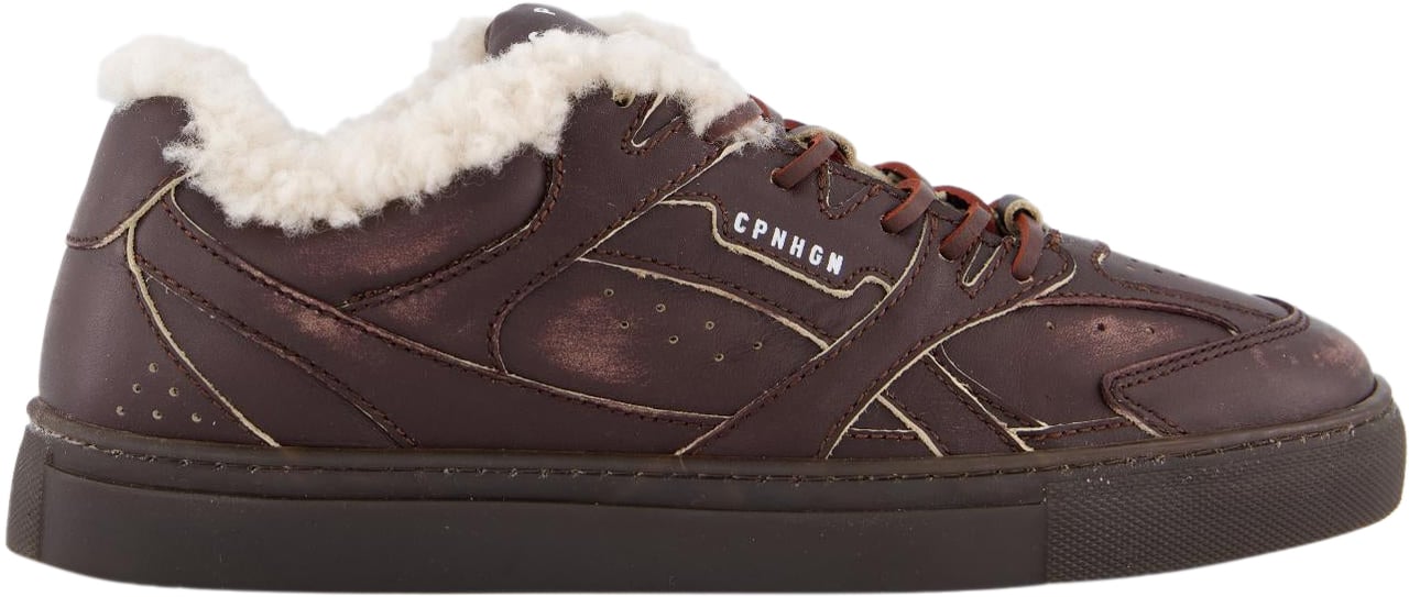 Copenhagen Dames CPH63 Vintage Teddy Wit Bruin