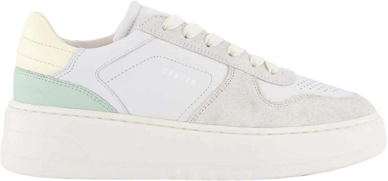 Copenhagen Dames CPH75 Sneaker Grijs/Groen Grijs