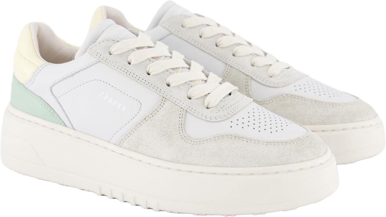 Copenhagen Dames CPH75 Sneaker Grijs/Groen Grijs