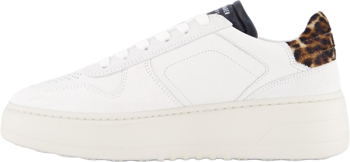 Copenhagen Studios Dames CPH75 Sneaker White/Leopard Wit