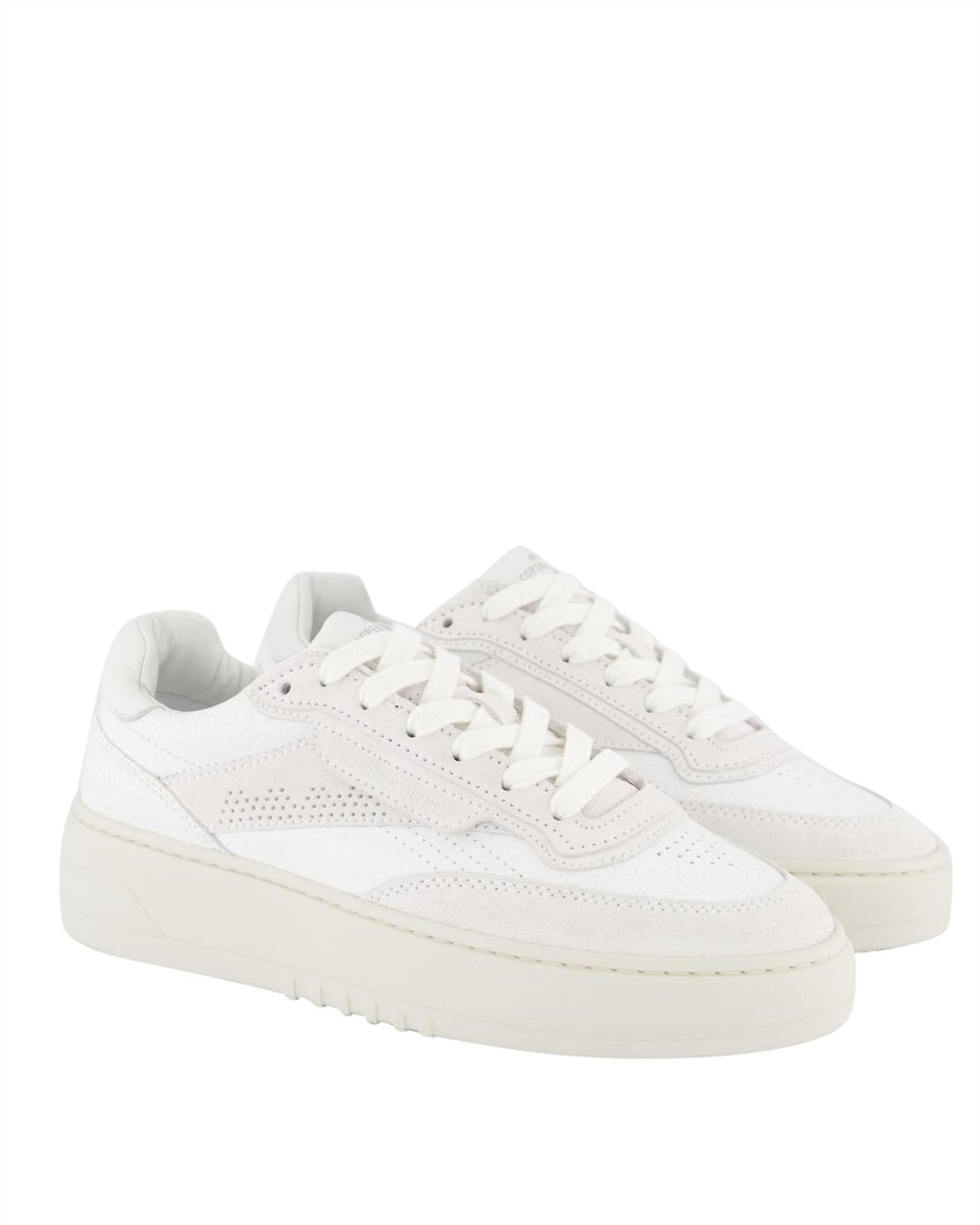 Copenhagen Dames CPH89 Suede Sneaker Wit Wit