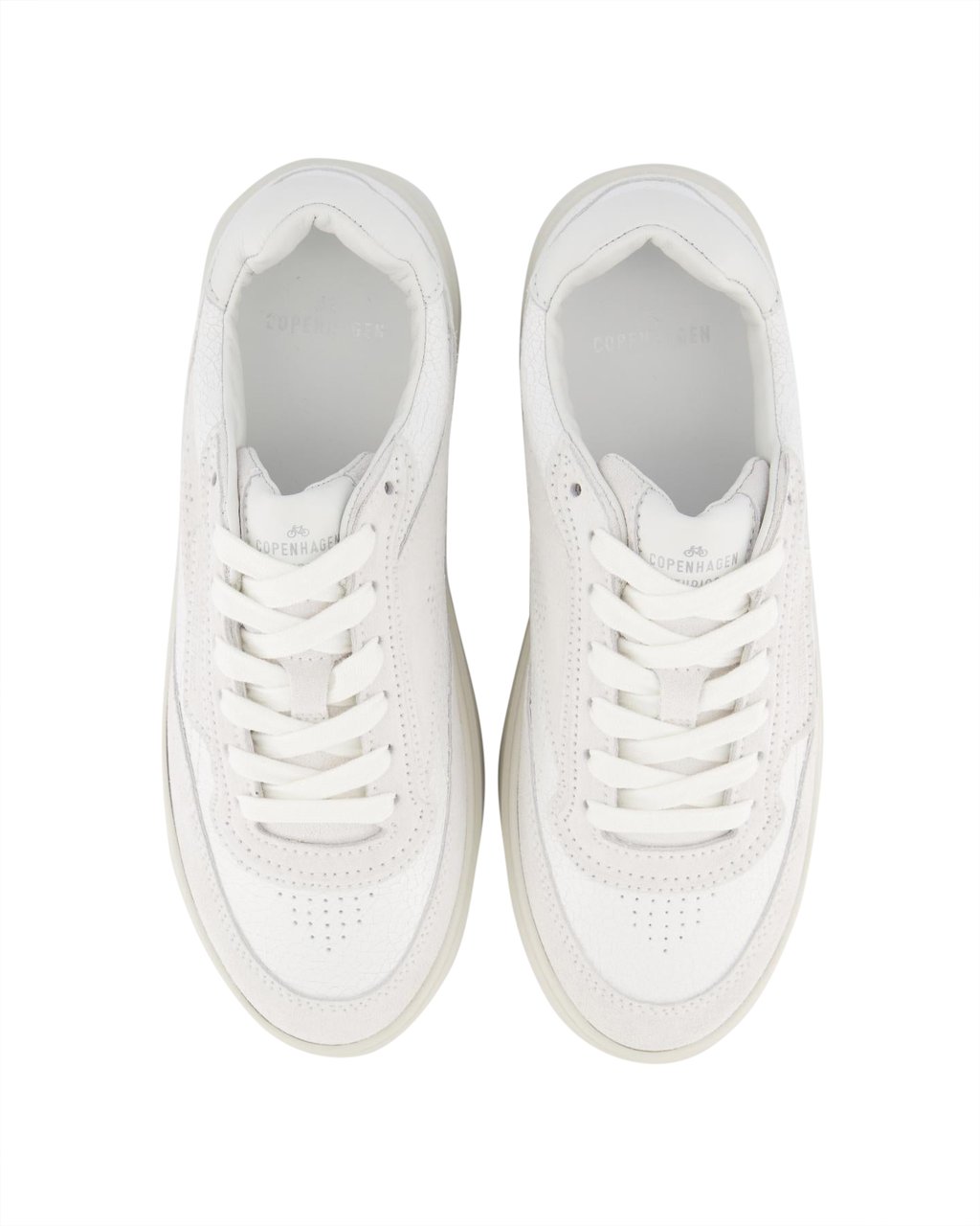 Copenhagen Dames CPH89 Suede Sneaker Wit Wit