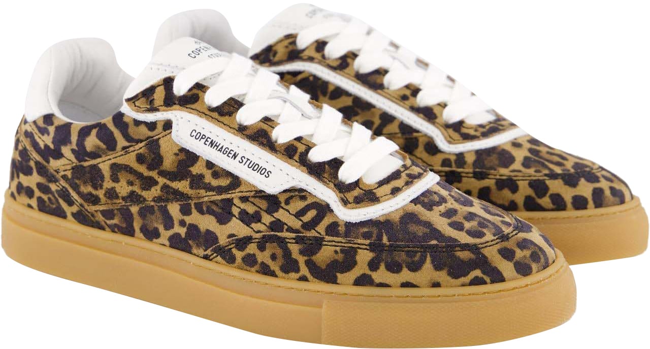 Copenhagen Dames CPH90 Leopard Sneaker Bruin Bruin