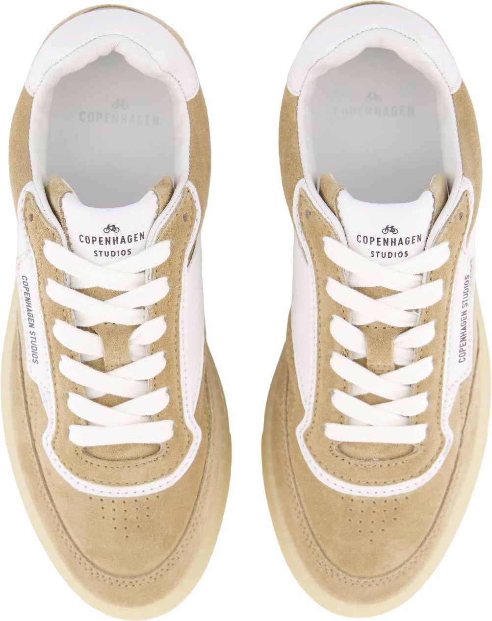 Copenhagen Dames CPH90 Sneaker Beige/Wit Wit