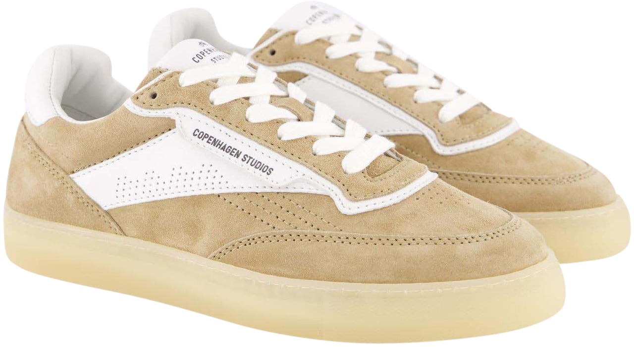 Copenhagen Dames CPH90 Sneaker Beige/Wit Wit