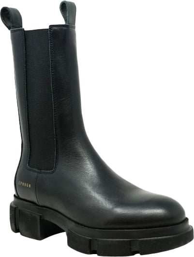 Copenhagen COPENHAGEN F5CPH500 BLACK LEATHER CHELSEA BOOTS Zwart
