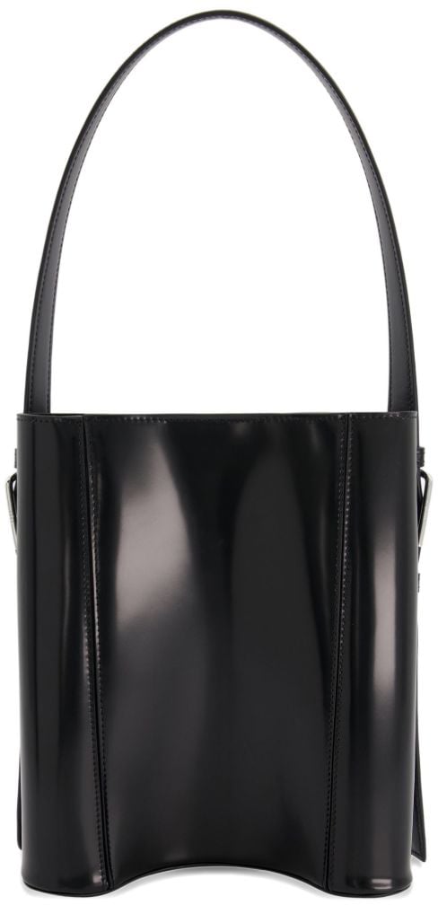 Coperni Cylindrical Black Top Handle Bag Zwart