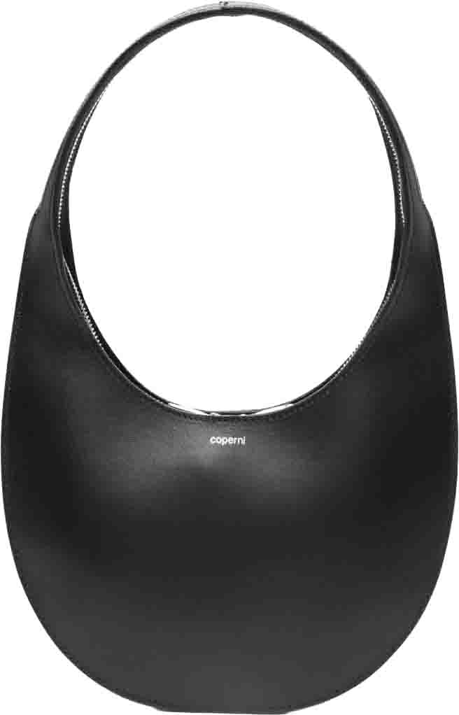 Coperni Black Handbag with Top Zip Closure Zwart