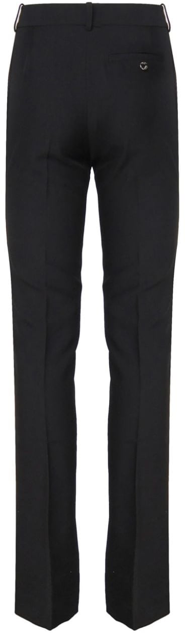 Coperni High-Waisted Black Tailored Trousers Zwart