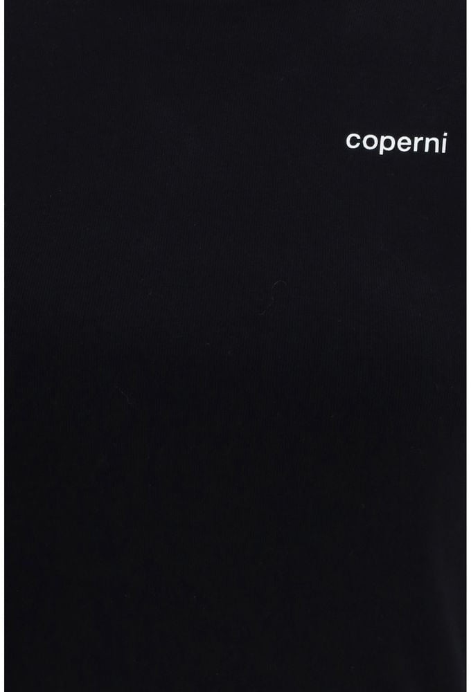 Coperni Coperni Black Cotton T-Shirt Zwart