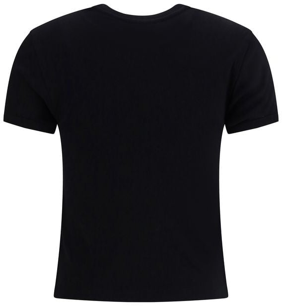 Coperni Coperni Black Cotton T-Shirt Zwart