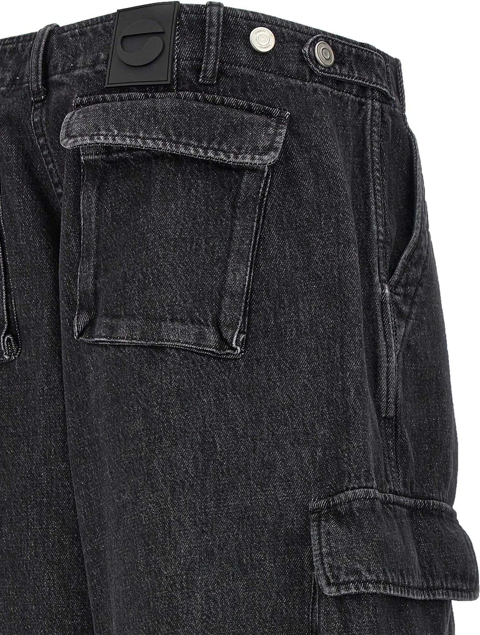Coperni Black Cotton Jeans Denim Zwart