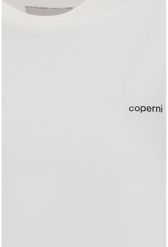 Coperni White Cotton T-Shirt Wit