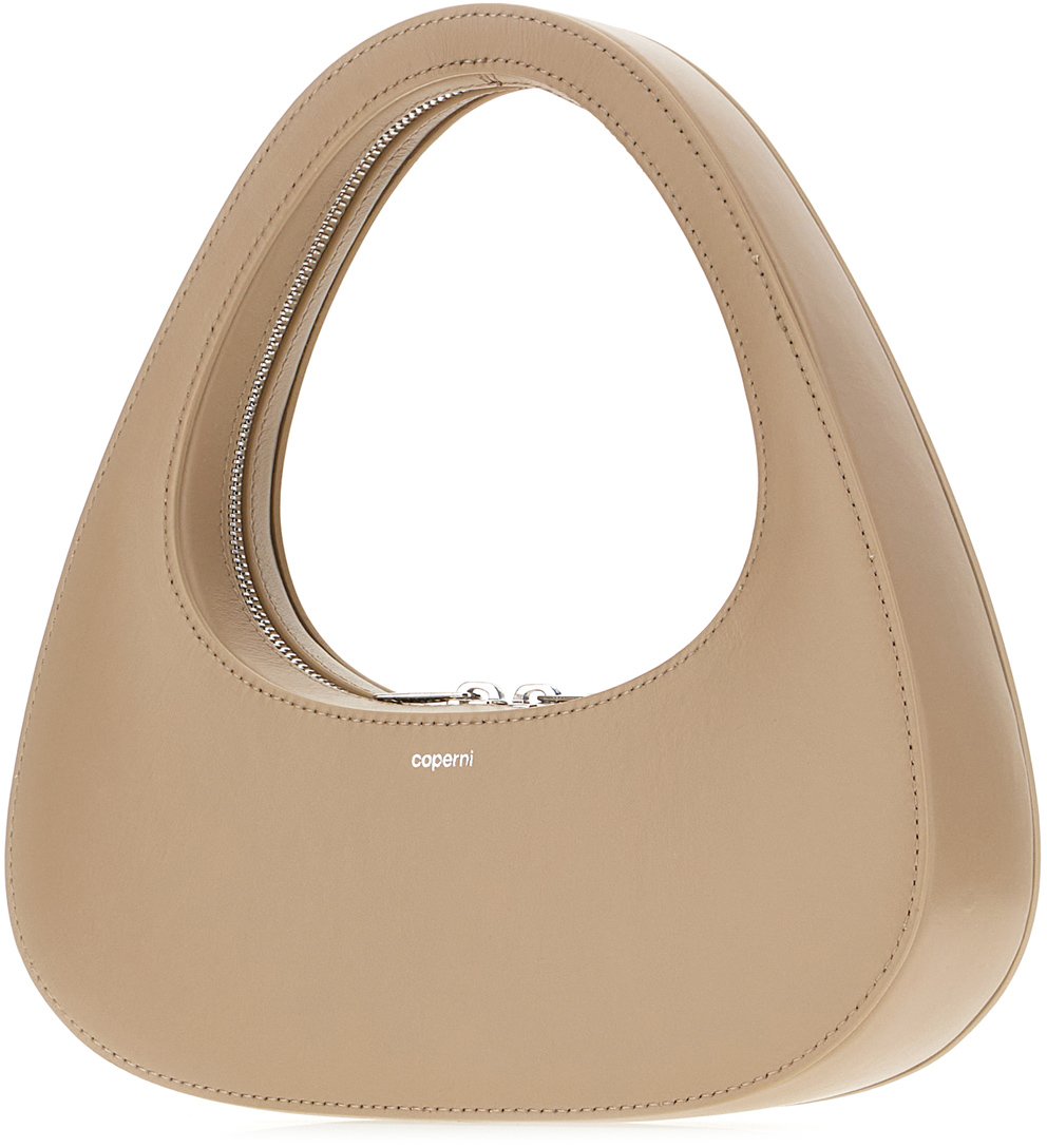 Coperni Coperni Beige leather Baguette Swipe handbag Beige