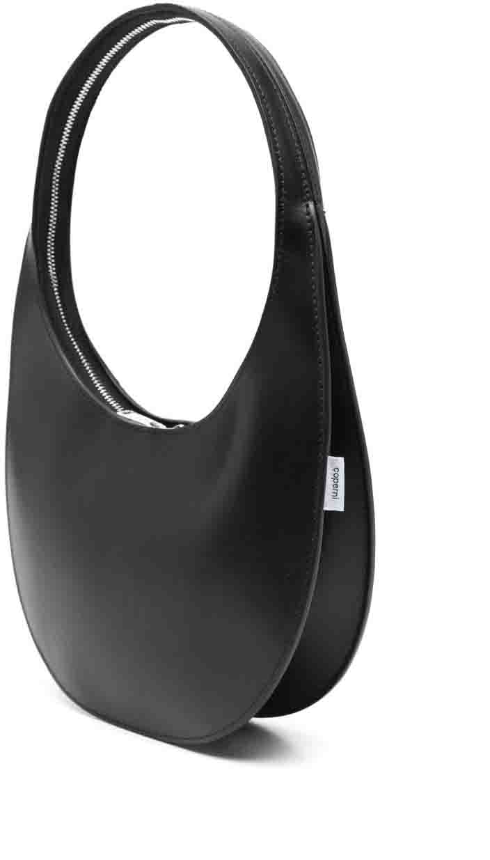 Coperni Black Handbag with Top Zip Closure Zwart