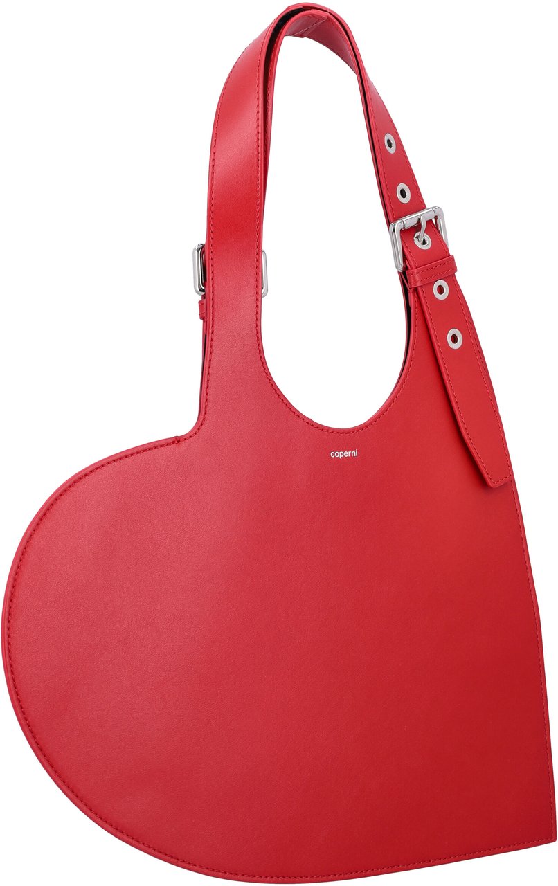 Coperni Belt Heart Tote Rosso Rood