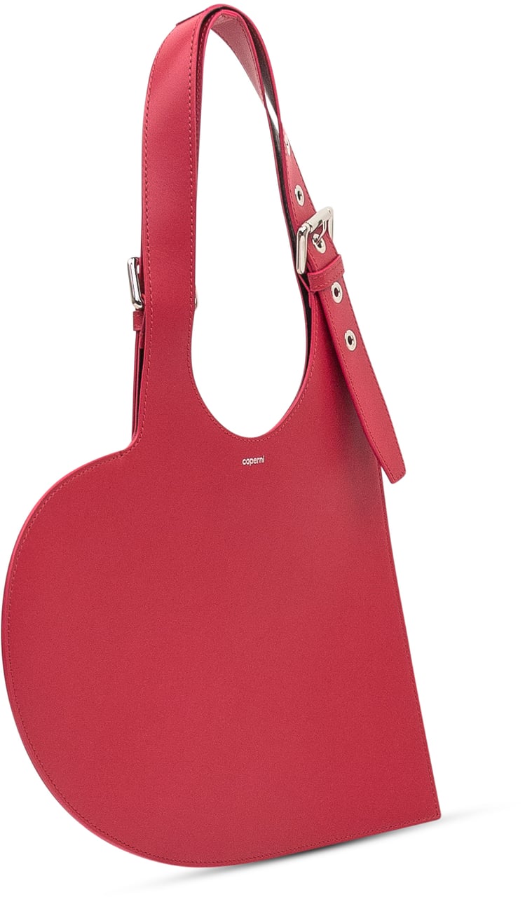 Coperni Belt Heart Tote Rood