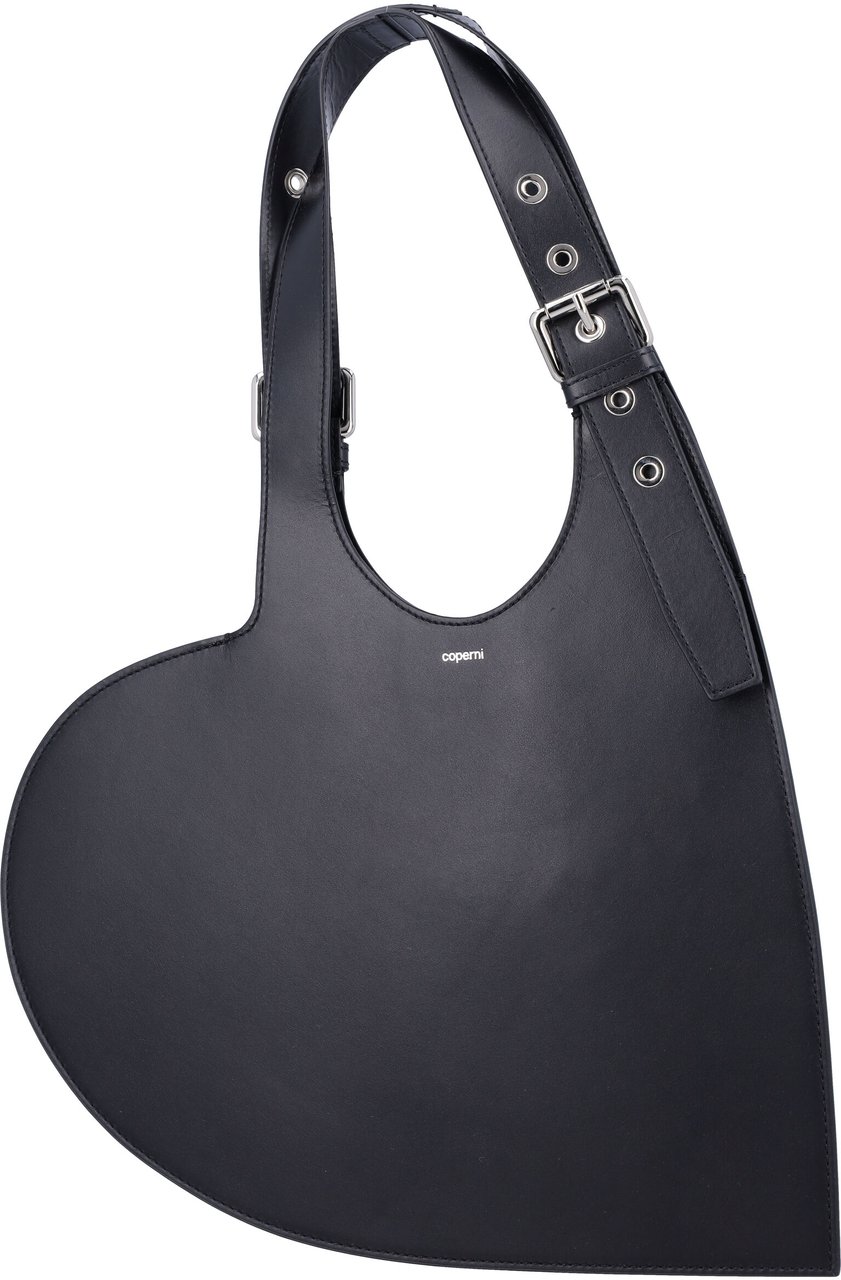Coperni Belt Heart Tote Nero Zwart
