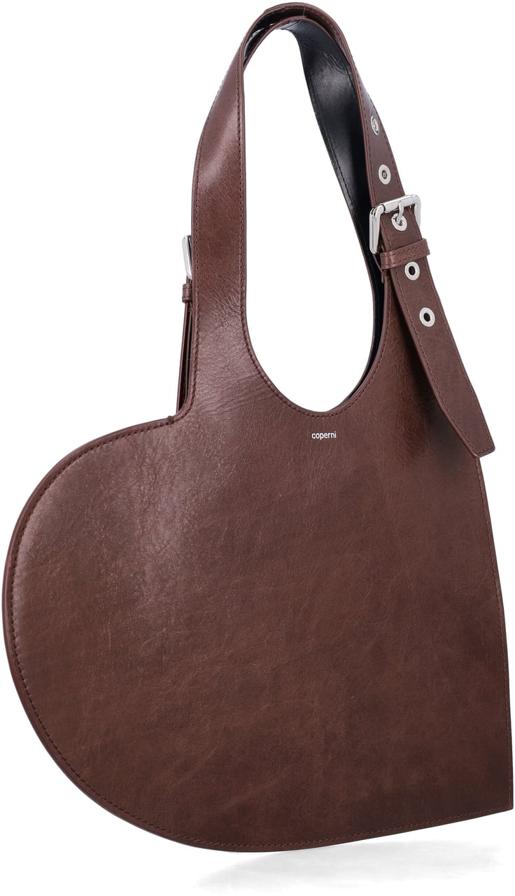 Coperni Belt Heart Tote Marrone Bruin