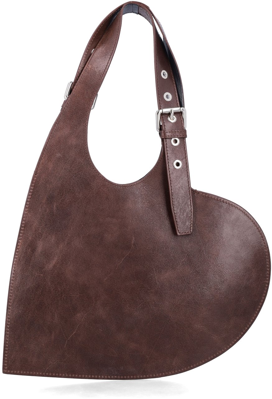 Coperni Belt Heart Tote Marrone Bruin
