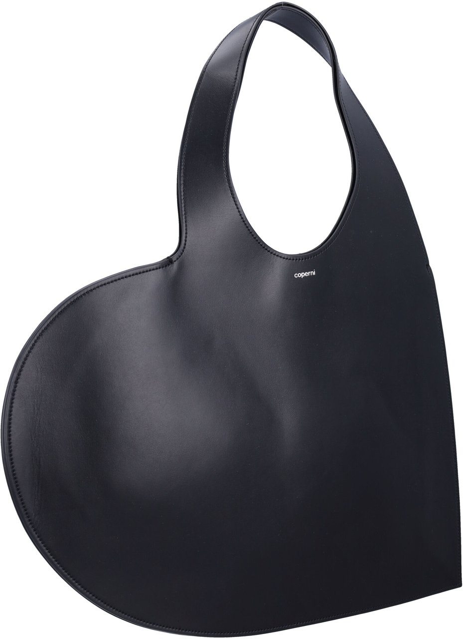 Coperni Double Heart tote Zwart