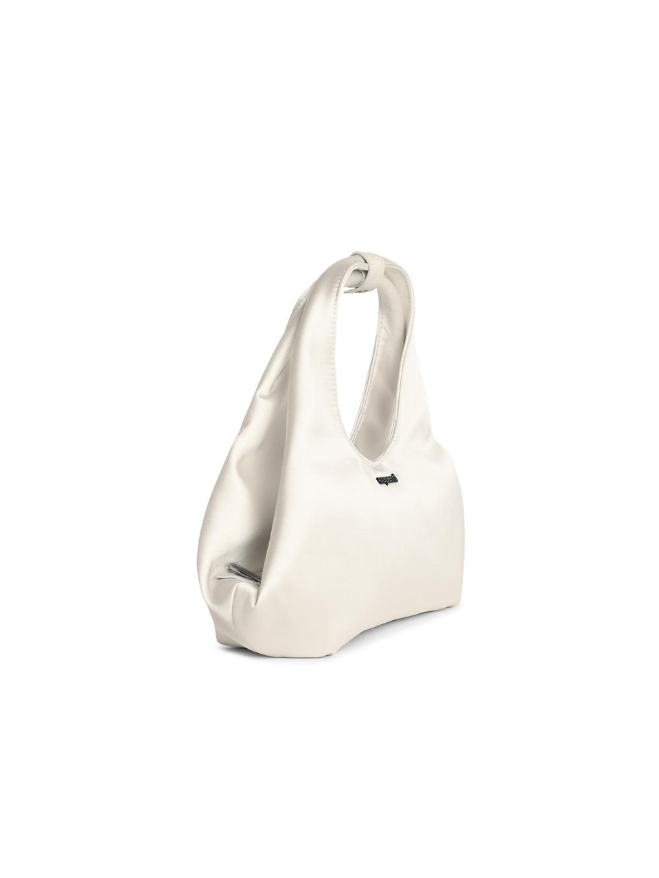 Coperni 'Folded' Mini Bag In White Fabric Neutraal