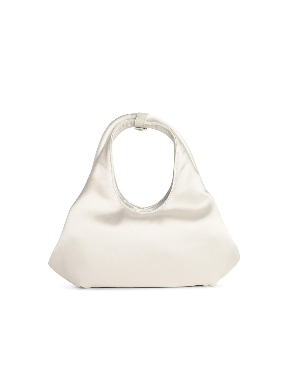 Coperni 'Folded' Mini Bag In White Fabric Neutraal