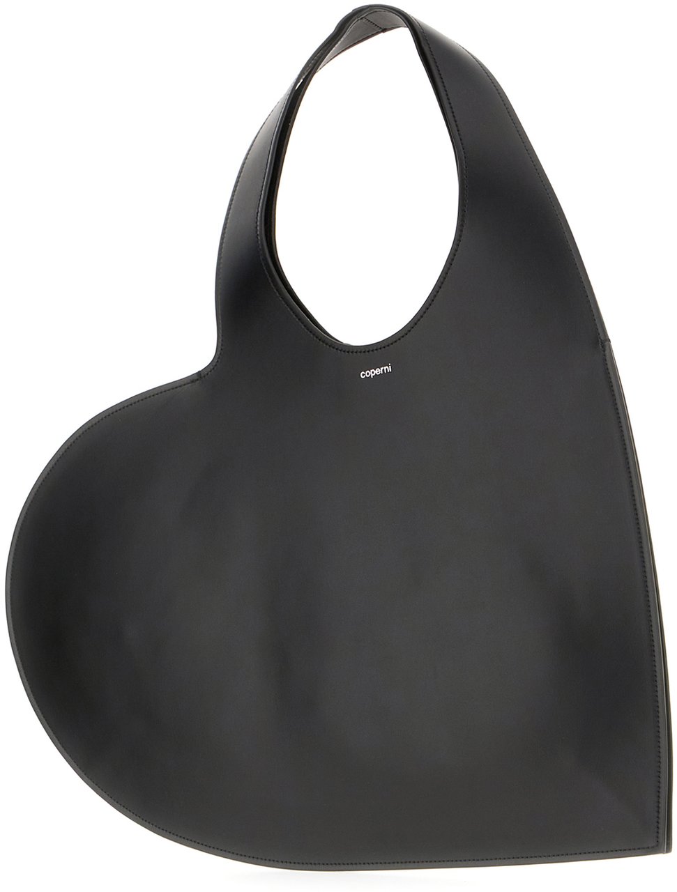 Coperni Coperni Black leather Heart handbag Zwart