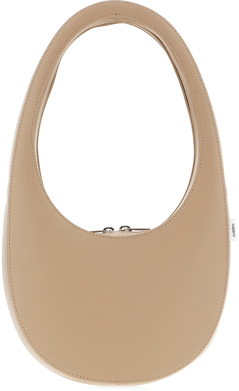 Coperni Coperni Cappuccino leather Swipe shoulder bag Beige