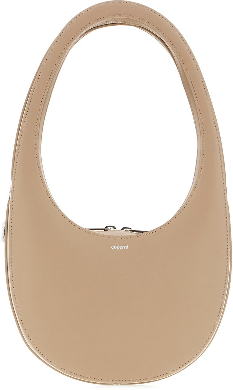 Coperni Coperni Cappuccino leather Swipe shoulder bag Beige
