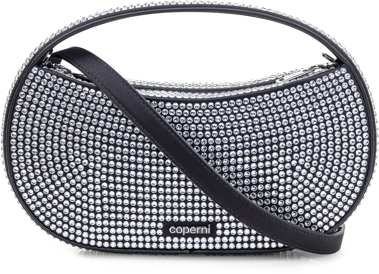 Coperni Borsa Piccola Con Cristalli Zwart