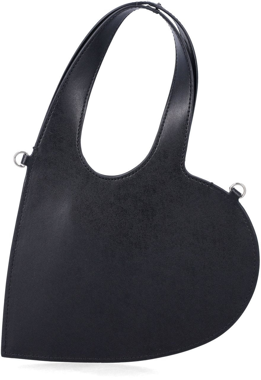 Coperni Mini Heart Tote Nero Zwart