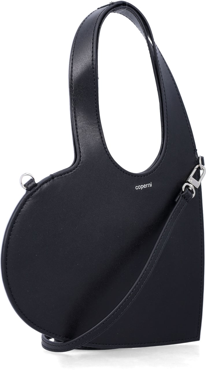 Coperni Mini Heart Tote Nero Zwart