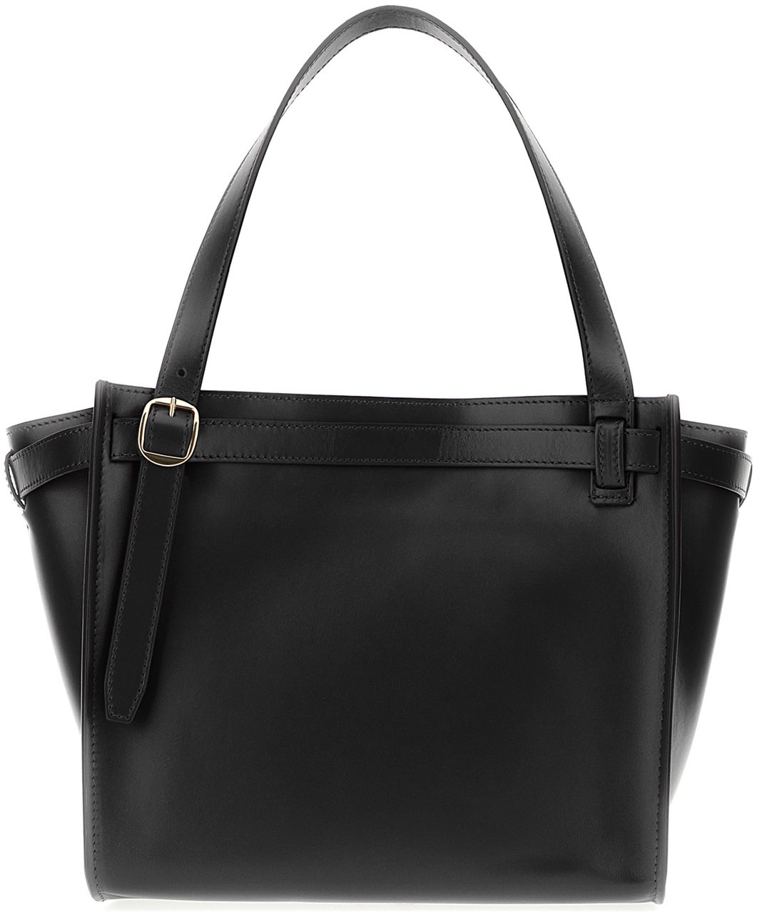 Coperni Coperni Black leather Belt Cabas shopping bag Zwart