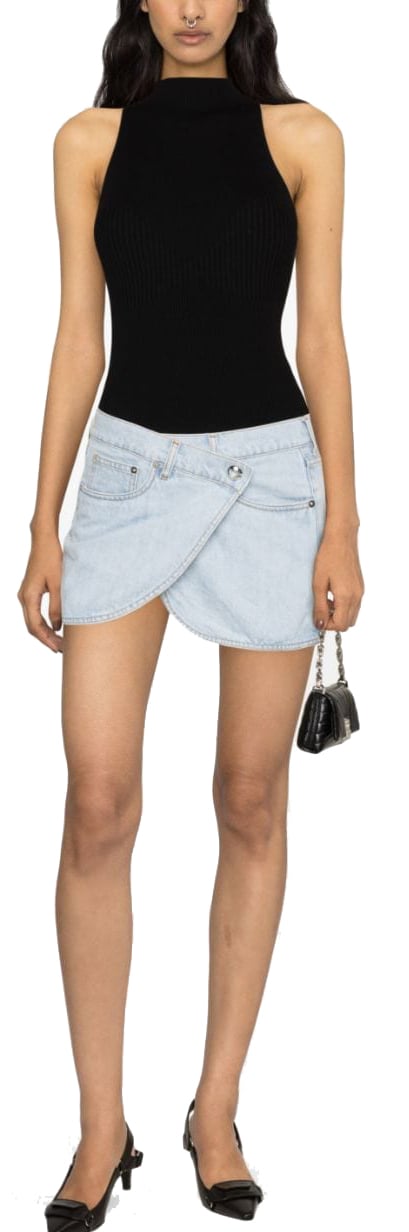 Coperni Skirts Ice Blue Blauw