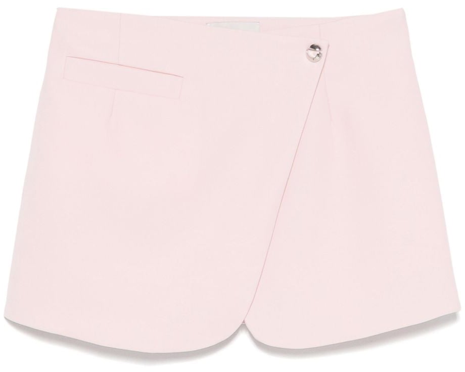 Coperni Mini Skirt with Overlapping Panels Neutraal