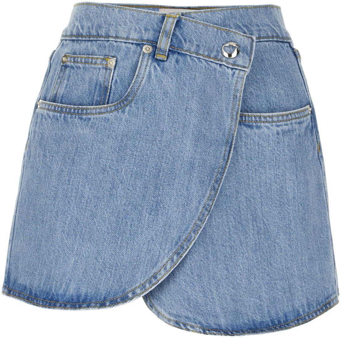 Coperni Coperni Denim mini skirt Blauw