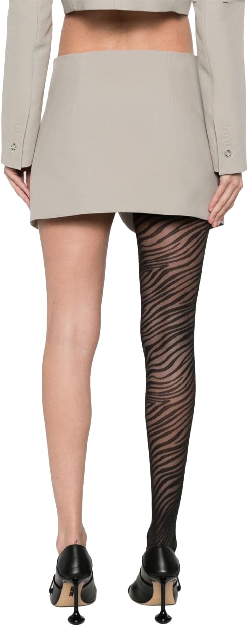 Coperni A-line Wrap Skirt Grijs