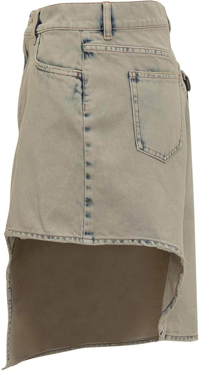 Coperni Gonna in Denim Blauw