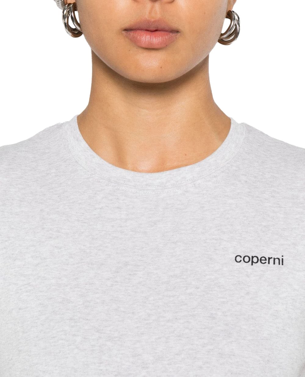 Coperni T-Shirts And Polos Grey Lichtgrijs