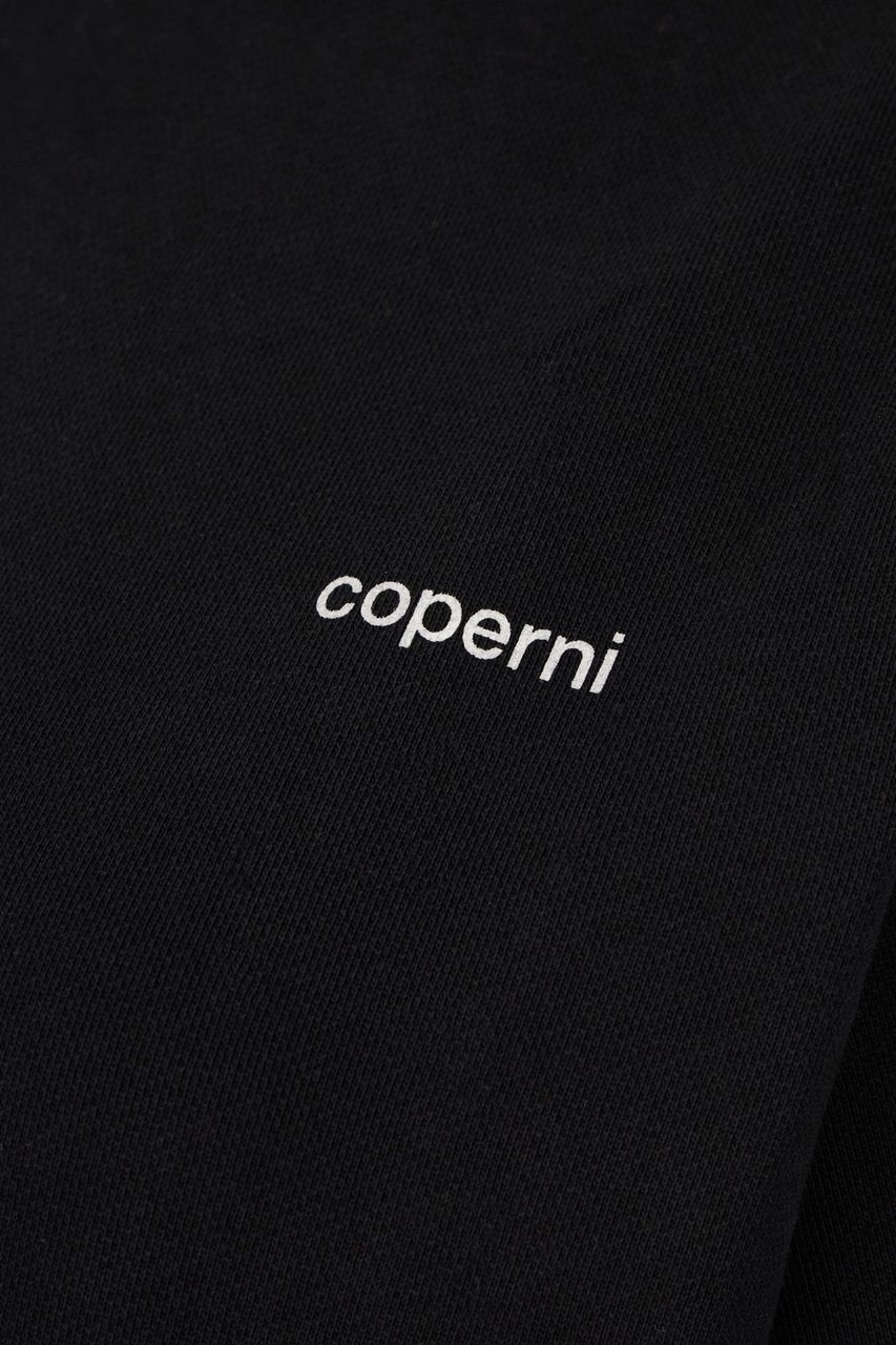 Coperni Coperni Black cotton blend sweatshirt Zwart