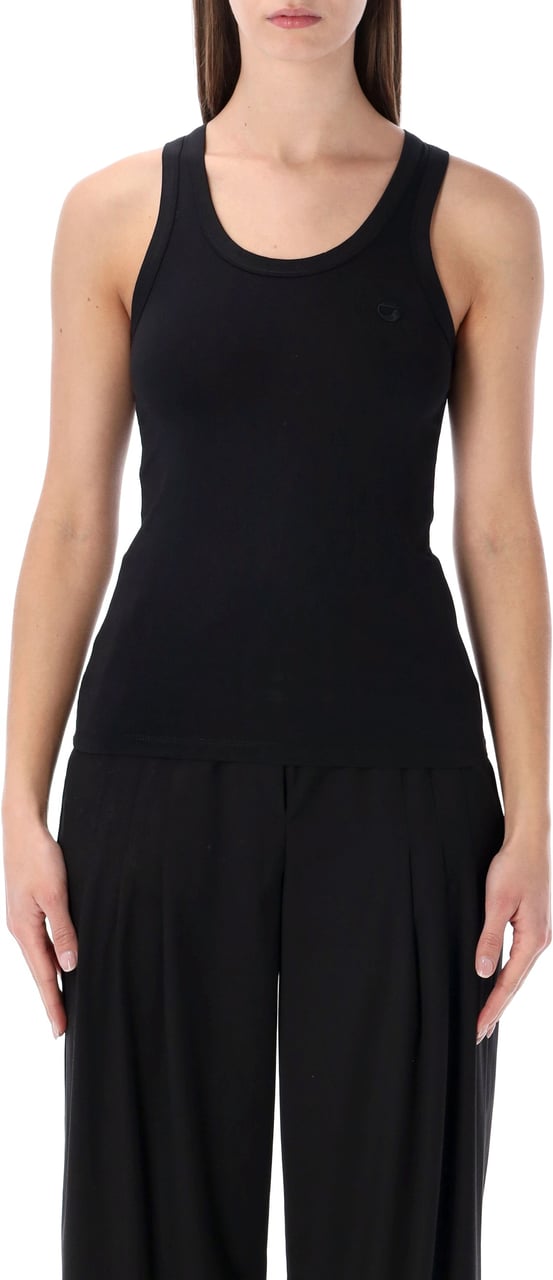 Coperni Lightweight Logo Tank Top Blackblack Logo Zwart