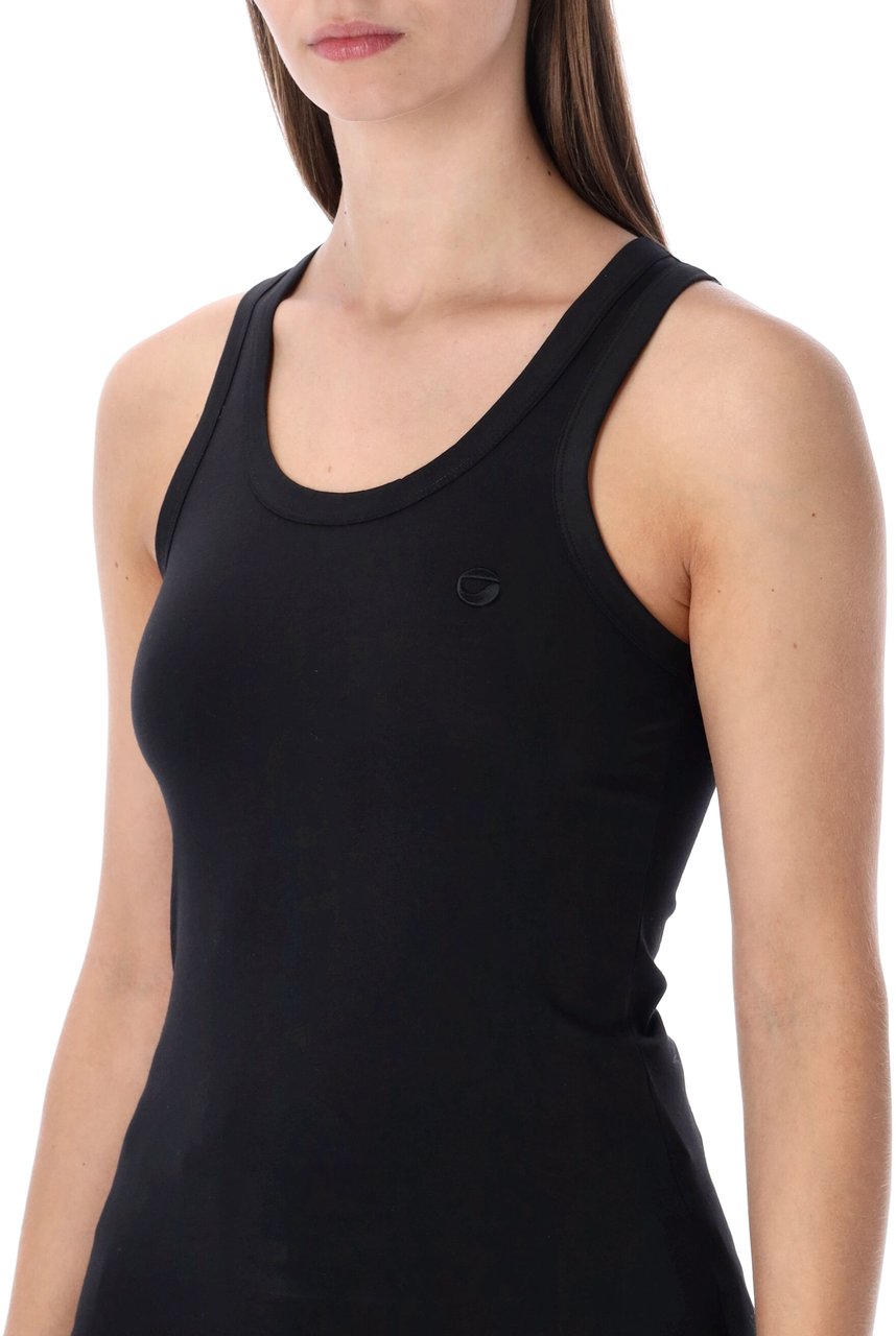 Coperni Lightweight Logo Tank Top Blackblack Logo Zwart