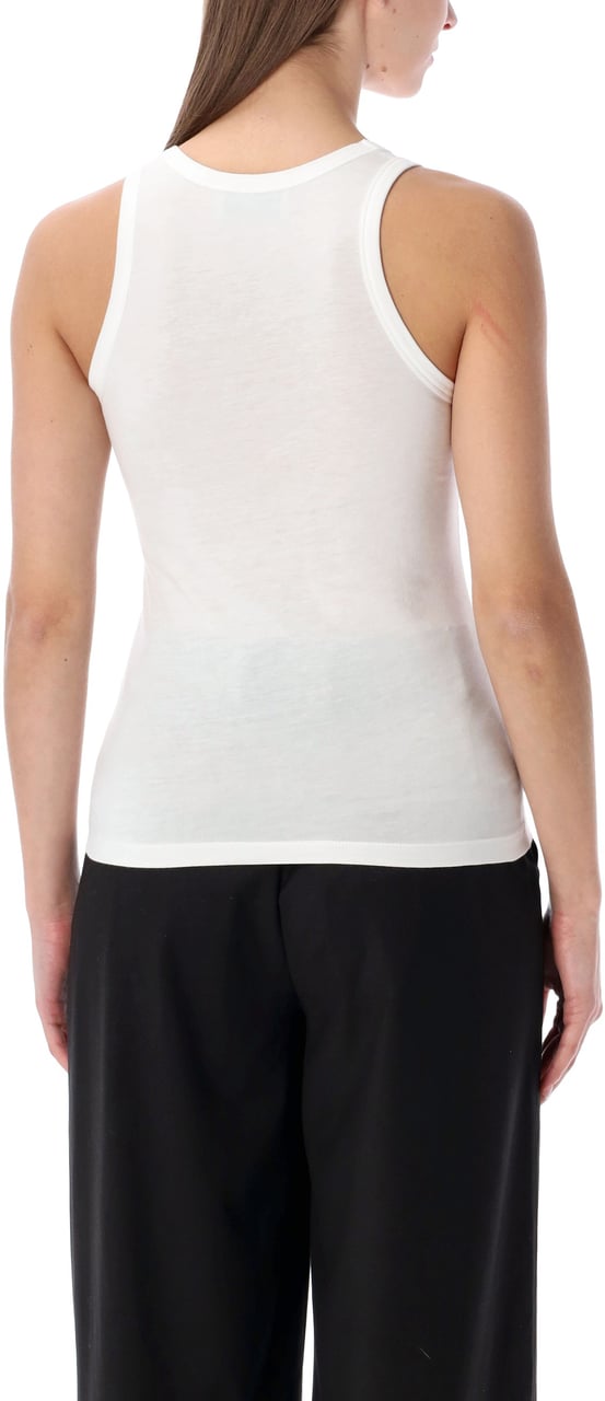 Coperni Lightweight Logo Tank Top Whitewhite Logo Wit
