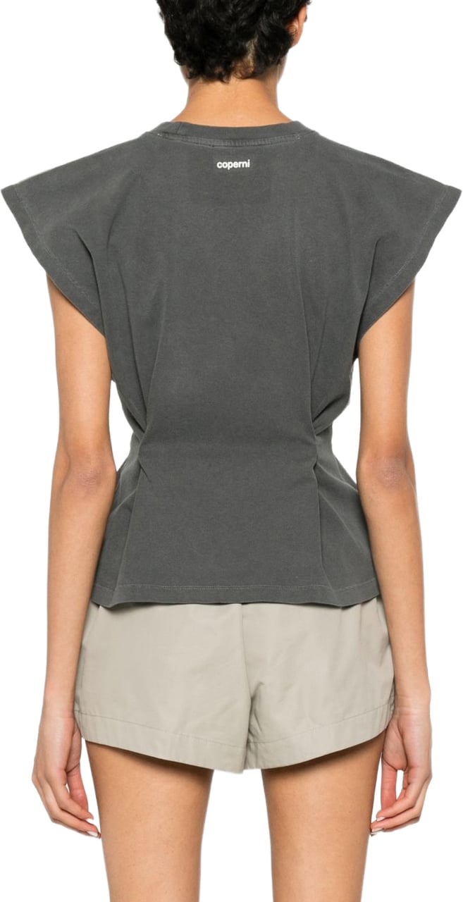 Coperni T-Shirts And Polos Grey Dark Donkergrijs